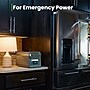 Yoshino K20SP22 11-Port Solid-State Solar Generator 1326Wh, 2000W with 2-Piece Solar Panels (400W) Emergency UPS Backup Battery~#|#~671D8983-4F0D-4C49-A6012D809A4C4ED2_sc7