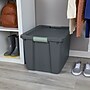 Sterilite 80 Quart Latching Storage Tote, Plastic, Flat Gray (22173V06)~#|#~6723DB4E-7EDC-4AA5-9425F5AC700C95BD_sc7