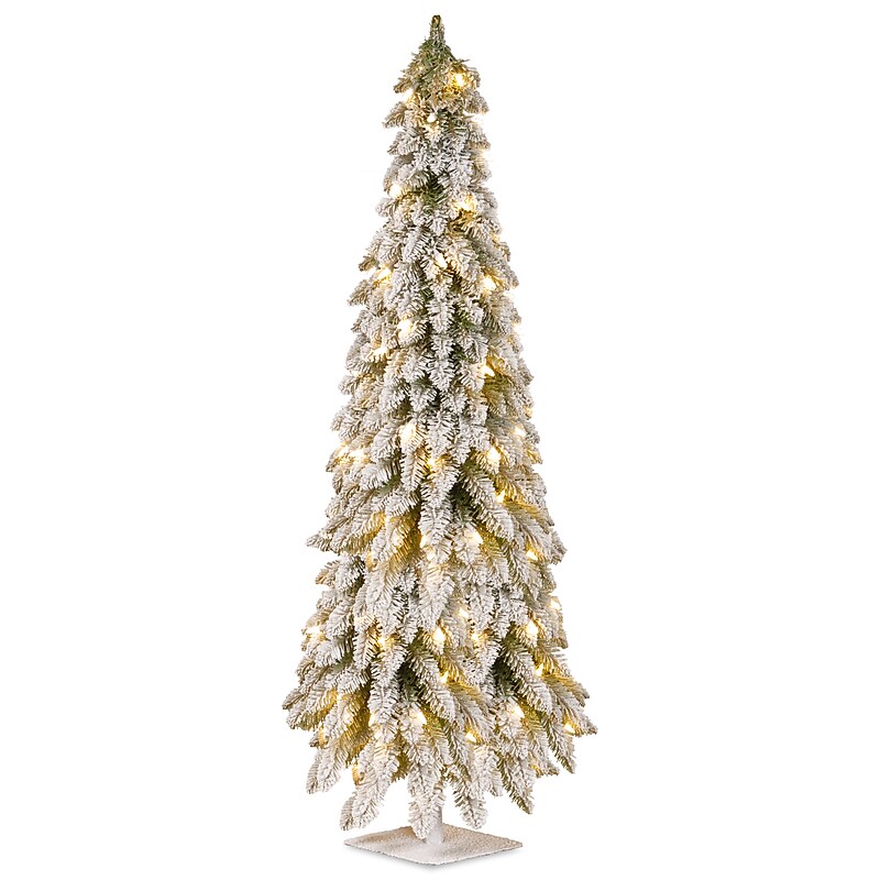 National Tree Company Snowy Downswept Forest Tree Artificial Christmas Tree (FTDF1-60ALO) image 1