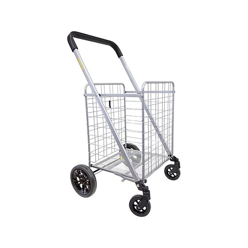 Dbest Cruiser Cart Deluxe 2 Steel Mobile Folding Utility Cart with