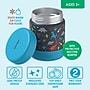 bentgo Kids Stainless Steel Insulated Food Jar, Dinosaur, 11 oz. (BGKDJAR-DNO)~#|#~673A64D6-92D6-44AB-83558EE2C8FD680B_sc7