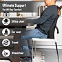 Mind Reader Memory Foam Ergonomic Lower Back Cushion Office Chair Support, Black (VERTBACK-BLK)~#|#~673C586F-7606-4A93-90D0CFC1A3081274_sc7