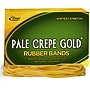 Alliance Pale Crepe Gold Multi-Purpose #117B Rubber Bands, 7" x 1/8", Golden Crepe, 300/Pack (21405)~#|#~673F6555-4B65-44A6-9A0CE43F72F134A7_sc7