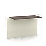Bestar Prestige Plus Collection 30"H x 40"W Desk Bridge, Antigua (99820-1152)~#|#~67400B34-6E90-4C4D-8502FC79A7303444_sc7