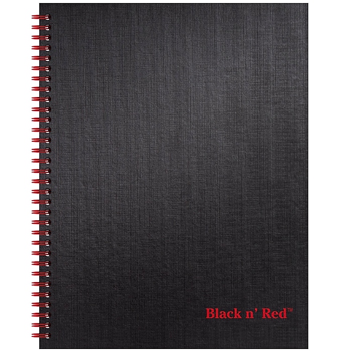 Black N' Red 1-Subject Professional Notebooks, 8.5 Black N' Red 1-Subject Professional Notebooks, 8.5