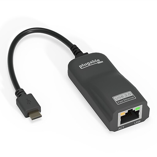 Plugable USB Gigabit Adapter (USB2OTGE100) Staples