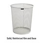 Mind Reader Metal Mesh Trash Can Without Lid, 4.4 Gallon, White, 2/Pack (2CIRGA-WHT)~#|#~6748EB08-BE48-4A3D-A247DE88A7EC9CA6_sc7