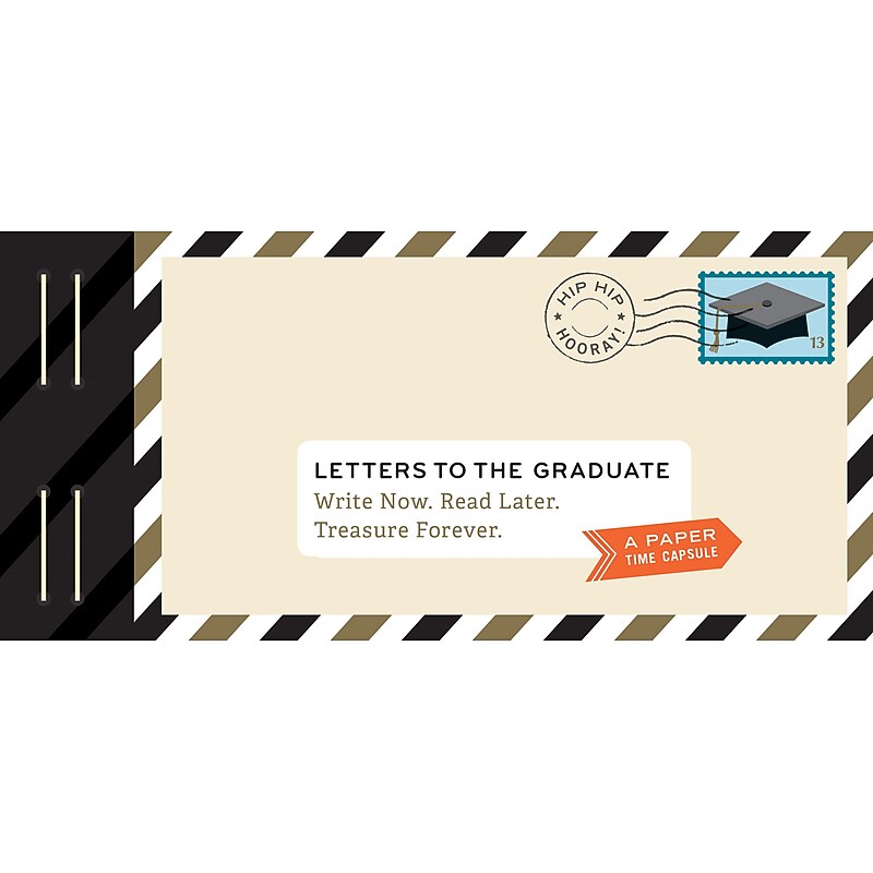 Chronicle Books Letters to the Graduate Guided Journal, 8" x 3.875", 12 Pages image 1