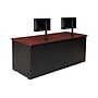 VersaDesk 72"W Enclosed Versa Classroom Desk, Cherry/Black (CD7230-BC)~#|#~674C4CFA-9053-4009-AED46EFD1E719537_sc7