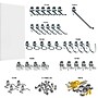 Triton Products Heavy Duty Hardboard Round Hole Pegboard with 36 pc. DuraHook Assortment (TPB-36WH-Kit)~#|#~67501422-1575-4D09-B64E00EF0E04D4BD_sc7