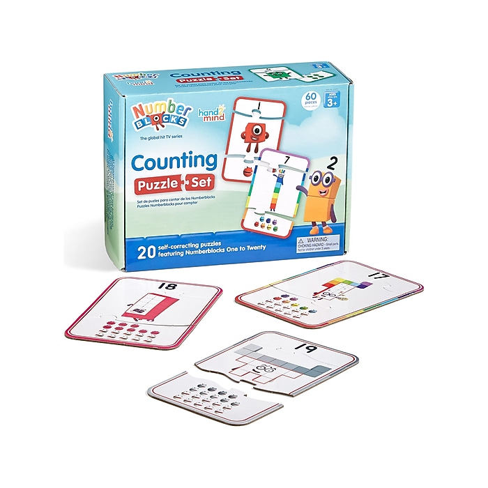 hand2mind Numberblocks Counting Puzzle Set (95401) | Staples