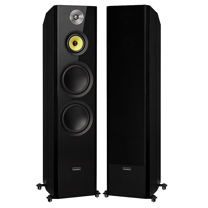 Fluance Signature HiFi 3-Way Floorstanding Tower Speakers with Dual 8" Woofers image 1