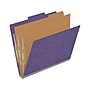 Medical Arts Press Pressboard Classification Folder, 2-Dividers, 2" Expansion, Letter Size, Purple, 10/Box (DV-T42-26-3PRP-PKT)~#|#~6757DC2C-9AD3-4394-80017CAB4628A4D5_sc7