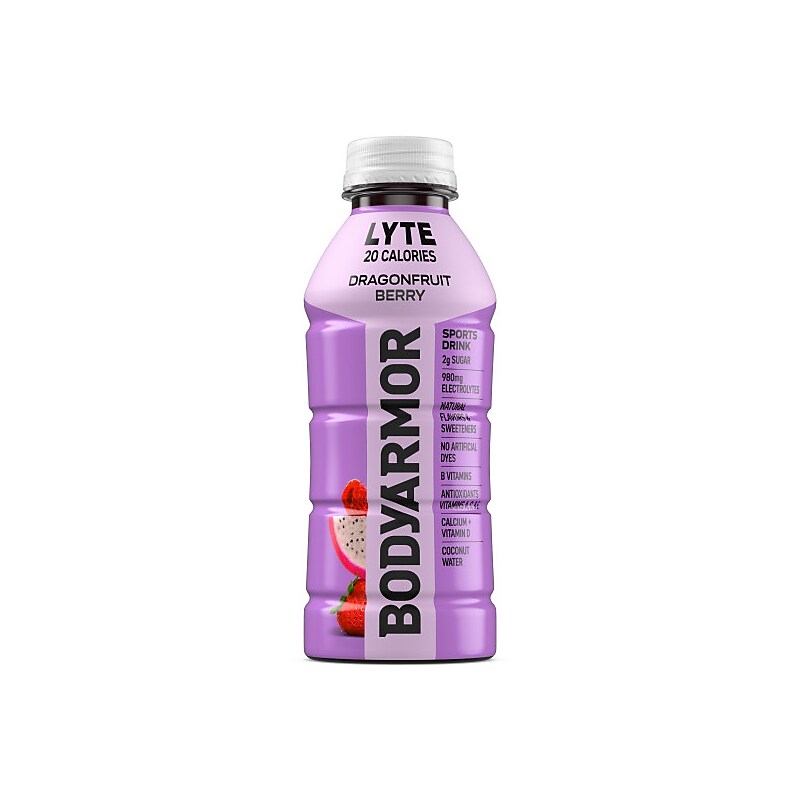 BodyArmor LYTE Dragonfruit Berry Sports Drink, 16 oz., 12/Pack (411891) image 1
