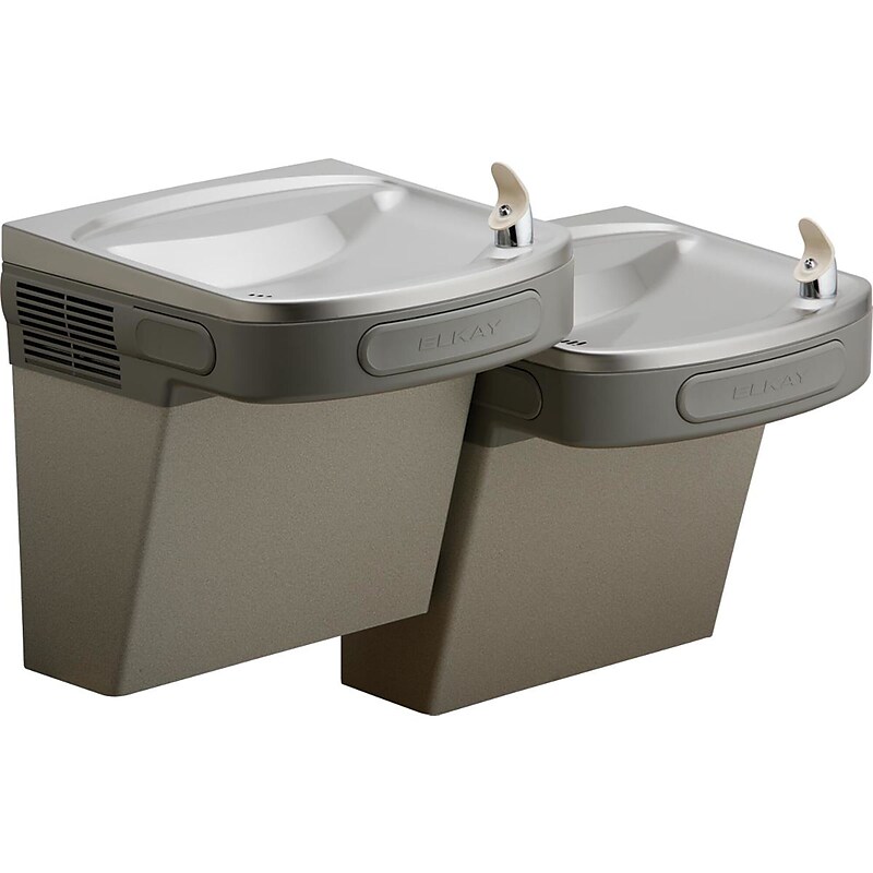 Elkay Wall Mounted Versatile Bi-Level Filtered Cooler with Cane Apron, 8 GPH (LZSTL8LC) image 1
