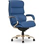La-Z-Boy Aberdeen Ergonomic Bonded Leather Swivel Executive Chair, Blue (51545-BLU)~#|#~675B762F-95D7-45C2-97438699D85D8E24_sc7
