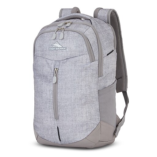 High Sierra Swerve Laptop Backpack, Medium, Silver Heather (130361