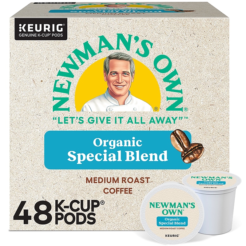 Newman's Own Special Blend Coffee Keurig® K-Cup® Pods, Medium Roast, 48/Box (373293) image 1