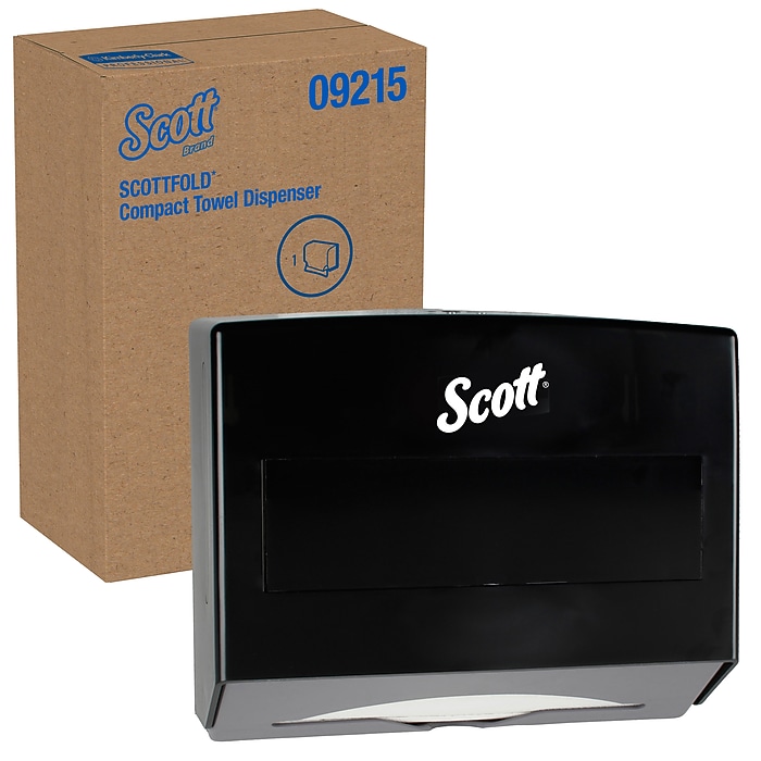 Scott Scottfold Folded Paper Towel Dispenser, Black (09215) | Staples