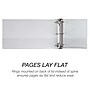 Samsill Titan Heavy Duty  6" View Binder, D-Ring, Made in USA, White (16427)~#|#~67681A05-FBDB-468B-A3A09057F669AE9A_sc7