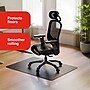 Staples Office Chair Mat, Black Floor Mats, Hard Floors, Textured Underside, 48 x 36 Inch, Smooth Glide~#|#~676874D9-E01A-49CF-85647275E0B23722_sc7