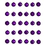 Nearly Natural Holiday Christmas Purple Shatterproof Ornament Set, 2.5", 30/Set (D1055-PP)~#|#~67695A5D-71E4-40CB-98E0652C5FB617E7_sc7
