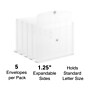 Staples Plastic Filing Envelope with Button & String Closure, Letter Size, Clear, 5/Pack (TR34530)~#|#~676D38D2-4E46-4901-953D90C0F89E4B4F_sc7