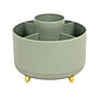 Staples 5-Compartment Rotating Plastic Desk Organizer, Sage Green (ST63866)~#|#~677110C2-1B12-4774-9C4AA19492A03C44_sc7