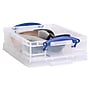 Really Useful Box 11.6 Quart Storage Box with Latching Lid, Plastic, Clear (11CL)~#|#~67728F9A-CB91-4D32-BD26CC0266D2BF67_sc7