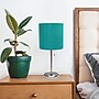 Creekwood Home Oslo 19.5" LED Table Lamp with USB Port, Brushed Steel/Teal Shade (CWT-2012-TL)~#|#~67751A5F-8DD5-43FE-AFF38816BA6441A6_sc7