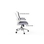RAYNOR GROUP ION Fabric Task Chair, Gray/White (ION-WH-GRY)~#|#~67764751-5DEE-4917-AC64977C87125970_sc7