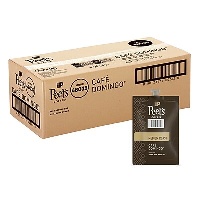 thumbnail image 2 of Peet's Café Domingo Medium Roast Coffee K-Cup Pods, 88 Count - Keurig Compatible, Kosher, Guaranteed Fresh 2 of 4