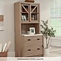 Sauder Dixon City 33"W Desktop Hutch, Brushed Oak (432889)~#|#~6779AA48-042B-4451-ABA06EE7E631B51F_sc7