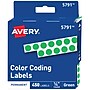 Avery Color-Coding Labels in Dispenser, 1/4" Dia, Green, 450 Stickers/Pack (5791)~#|#~677DB609-DC62-4AB1-847F3EC430472350_sc7