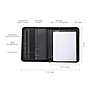 Samsill Professional Leather Padfolio/Notepad, Black (70820)~#|#~67803DCE-E7A5-4B12-A1282441A9516DB8_sc7