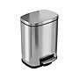 HLS Commercial Stainless Steel Step Trash Can with Hinged Lid, 1.32-Gallon, Silver (HLSS01R)~#|#~6780F410-D25A-40D4-937ED771CC58C436_sc7