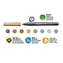 CARIOCA Metallic Water Based Water-Based Markers, Fine Tip, Assorted Colors, 8/Set, 2/Bundle (CRA43162-2)~#|#~67949013-93D2-47E9-A5BC1DB7233E65AE_sc7