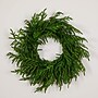 Nearly Natural Artificial Real Touch Norfolk Island Pine Wreath, 24" (W1396)~#|#~6794BB68-7EF6-46AB-93D5F284EA79CDFF_sc7