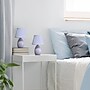 Simple Designs Mini Egg Oval Ceramic 9.45" LED Table Lamp, Purple, 2/Pack (LT2009-PRP-2PK)~#|#~67964CCA-B6A1-4EBB-8B7DCF69DCF0965F_sc7
