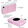 Kodak Printomatic Instant Print Camera, Pink, Photo Paper, 20 Sheets & Accessories Art Bundle~#|#~679661C5-F8DE-423D-B477DA6252DE210D_sc7