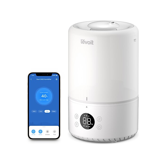 Levoit Dual 200S Ultrasonic Cool Mist Tabletop Humidifier, 0.79