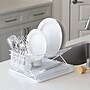Better Houseware Jr. Coated Steel Dish Rack, White (BTH1483W)~#|#~679A5E42-308B-4520-91D91C1A218DA9BE_sc7