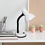 Simple Designs Basic LED Desk Lamp, 14.25", White (LD1003-WHT)~#|#~679BE872-1F35-4198-ABC030C3CEFE6547_sc7