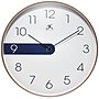 Infinity Instruments Copper Stripe Analog Wall Clock, Plastic Frame, 12" (20288GD-4529A)~#|#~67A0D849-4AE4-42CB-A739696CE9CACFCF_sc7