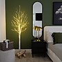 Nearly Natural 6-ft Pre-Lit Artificial White Birch Tree with 300 Warm White LED Lights (T4910)~#|#~67A3D3CA-A17D-4F99-8A4D7CB0DE116836_sc7