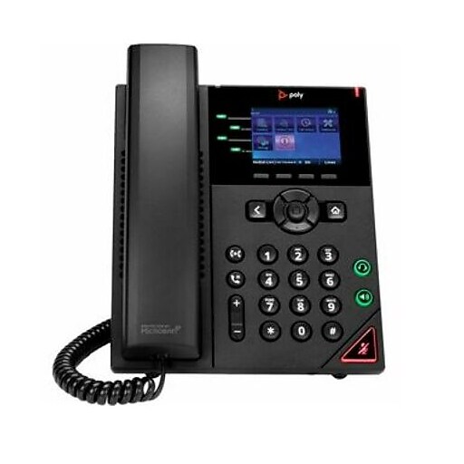Poly VVX 250 OBi Phone Corded Desktop (89B58AA) | Staples