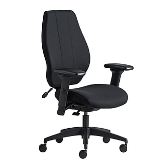 Gry Mattr + ergoCentric airCentric3 Task Chair, Standard Seat, Black (AIR3ST)