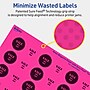 Avery Starburst Laser/Inkjet Multipurpose Labels, 1", Neon Magenta (3840/Box)~#|#~67A9C8E3-D3B6-40DF-B3A386B8620A10FB_sc7