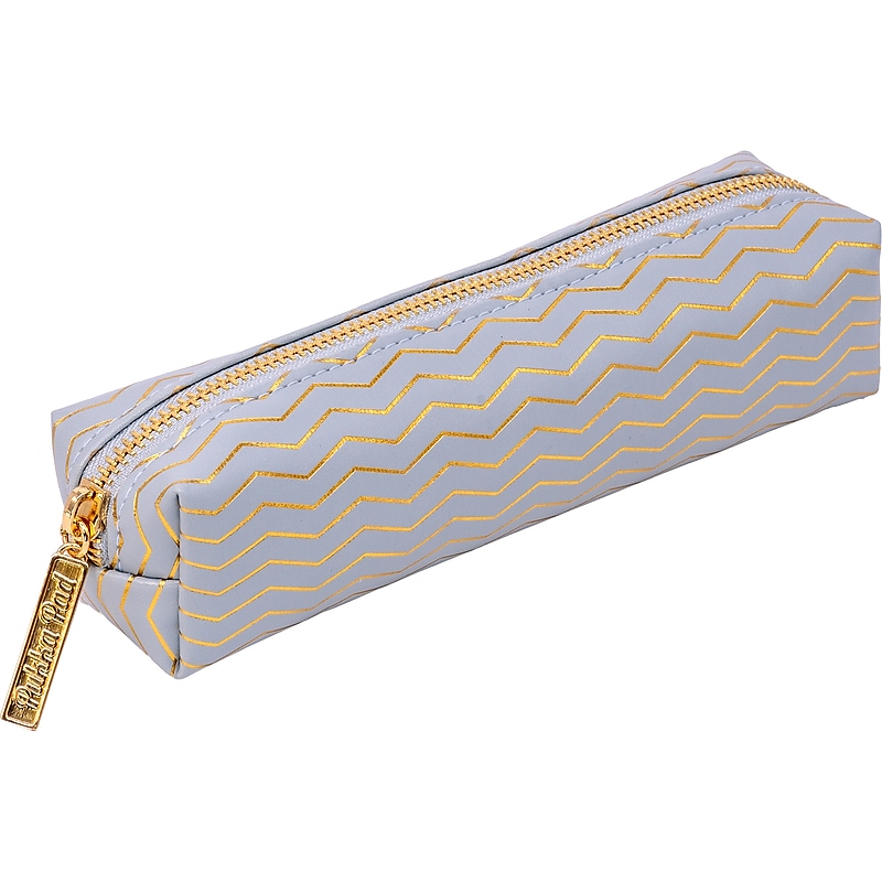 Pukka Pad Haze Faux Leather Zipper Pencil Case, Blue (9981(BE)-HZE) image 1