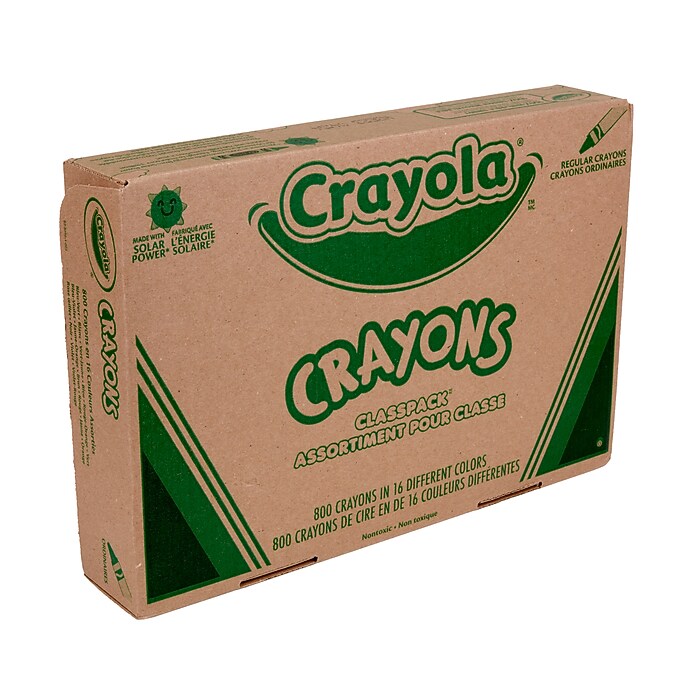 Crayola Classpack Crayons, 800/Box (52-8016) | Staples